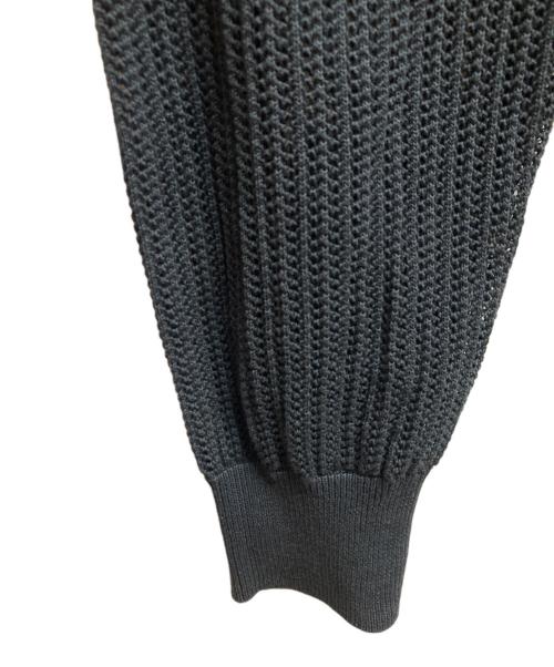 THE SHINZONE（ザ シンゾーン）THE SHINZONE (ザ シンゾーン) OPEN WORK KNIT CARDIGAN ブラック サイズ:Fの古着・服飾アイテム