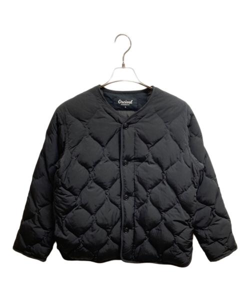 ORCIVAL（オーシバル）ORCIVAL (オーシバル) リモンタナイロン ノーカラー キルティングジャケット ブラック サイズ:1の古着・服飾アイテム
