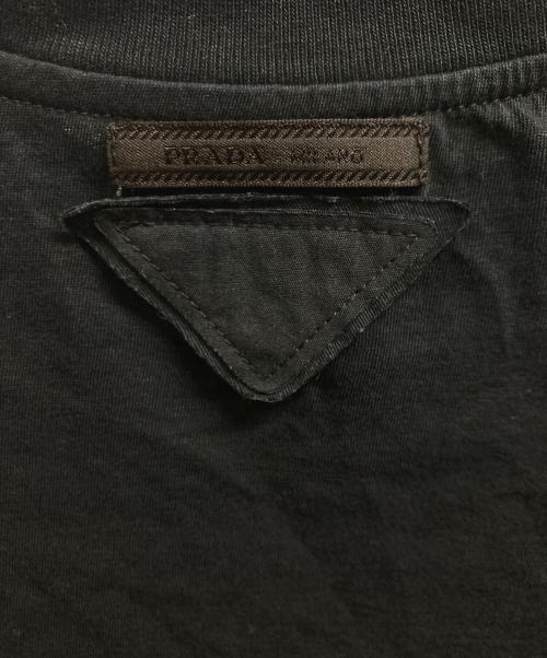 PRADA（プラダ）PRADA (プラダ) クルーネックパックTシャツ ブラック サイズ:XSの古着・服飾アイテム