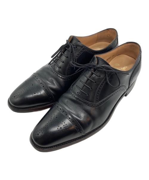 SCOTCH GRAIN（スコッチグレイン）SCOTCH GRAIN (スコッチグレイン) セミブローグシューズ ブラック サイズ:25cmの古着・服飾アイテム