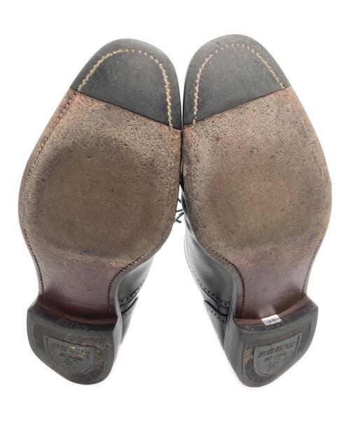 SCOTCH GRAIN（スコッチグレイン）SCOTCH GRAIN (スコッチグレイン) セミブローグシューズ ブラック サイズ:25cmの古着・服飾アイテム