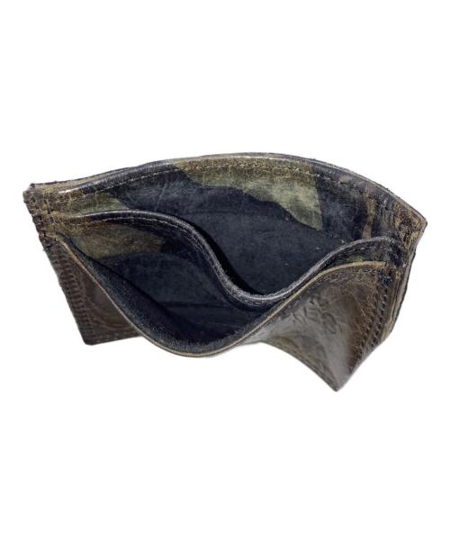 LONE ONES（ロンワンズ）LONE ONES (ロンワンズ) レザーカードケース カーキの古着・服飾アイテム