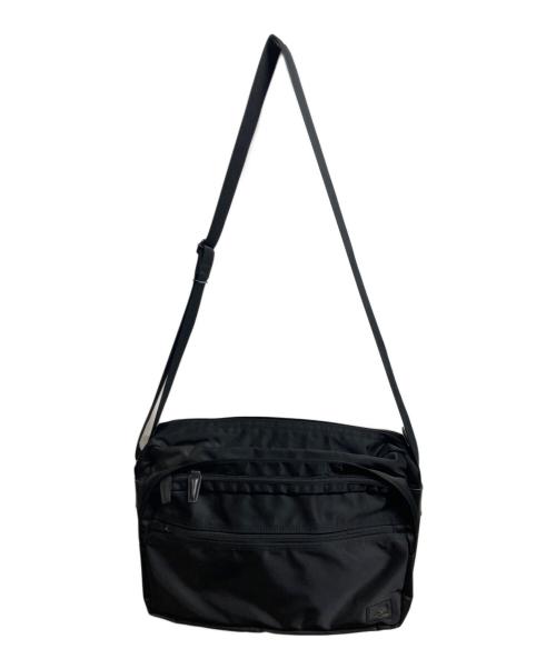 PORTER（ポーター）PORTER (ポーター) フラッシュショルダーバッグ ブラックの古着・服飾アイテム