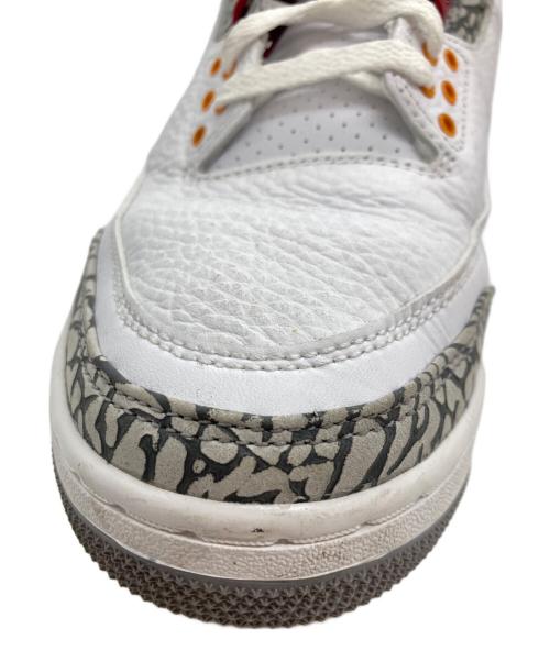 NIKE（ナイキ）NIKE (ナイキ) Air Jordan 3 カーディナルレッド ホワイト サイズ:UK8.5の古着・服飾アイテム