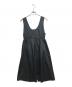DES PRES (デ プレ) シルクタフタ ノースリーブワンピース ブラック サイズ:FREE：10000円