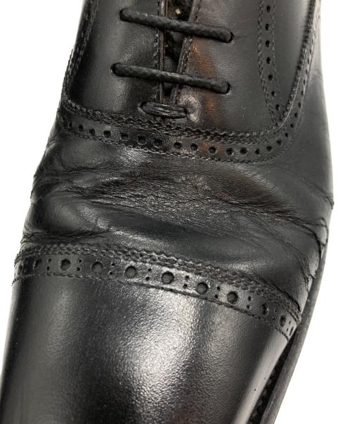 SCOTCH GRAIN（スコッチグレイン）SCOTCH GRAIN (スコッチグレイン) ストレートチップシューズ ブラック サイズ:25の古着・服飾アイテム