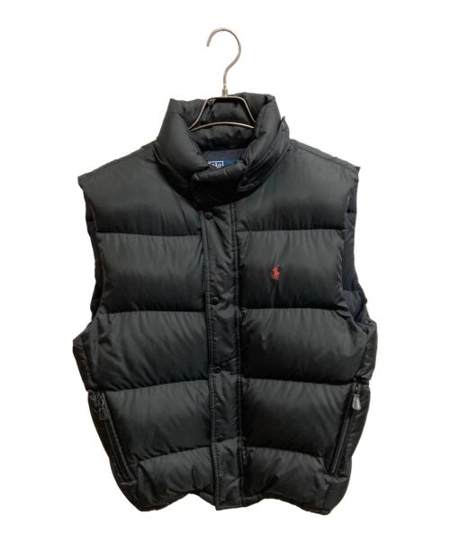 POLO RALPH LAUREN（ポロ・ラルフローレン）POLO RALPH LAUREN (ポロ・ラルフローレン) ダウンベスト ブラック サイズ:Lの古着・服飾アイテム