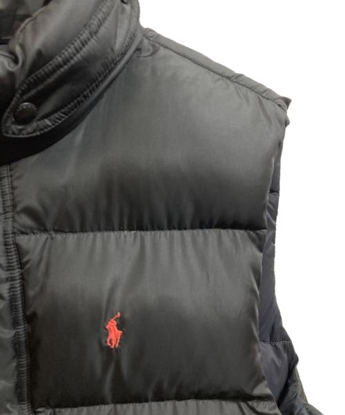 POLO RALPH LAUREN（ポロ・ラルフローレン）POLO RALPH LAUREN (ポロ・ラルフローレン) ダウンベスト ブラック サイズ:Lの古着・服飾アイテム