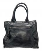 MIU MIUミュウミュウ）の古着「レザーハンドバッグ」｜ブラック