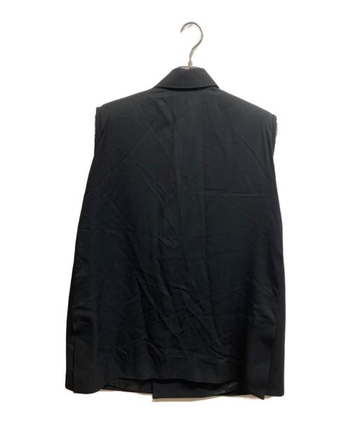 RAEY（レイ）RAEY (レイ) クロップドスリーブロングジレ ブラック サイズ:8の古着・服飾アイテム