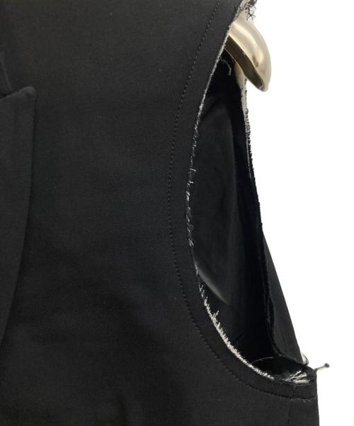 RAEY（レイ）RAEY (レイ) クロップドスリーブロングジレ ブラック サイズ:8の古着・服飾アイテム