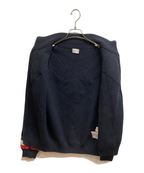 MONCLER GAMME BLEU（モンクレール ガム ブルー）MONCLER GAMME BLEU (モンクレール ガム ブルー) MAGLIONE TRICOT CARDIGAN ネイビー サイズ:Mの古着・服飾アイテム