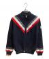 MONCLER GAMME BLEU（モンクレール ガム ブルー）の古着「MAGLIONE TRICOT CARDIGAN」｜ネイビー