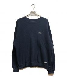 NEIGHBORHOOD（ネイバーフッド）の古着「WAFFLE FABRIC CREWNECK LS」｜ネイビー