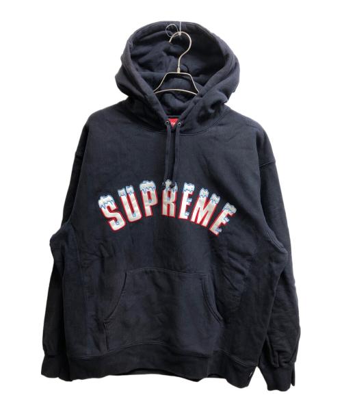 SUPREME（シュプリーム）SUPREME (シュプリーム) Icy Arc Hooded Sweatshirt ネイビー サイズ:XLの古着・服飾アイテム