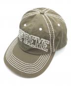 SUPREMEシュプリーム）の古着「Big Stitch 6-Panel」｜グリーン