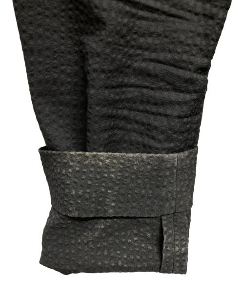 EDIFICE（エディフィス）EDIFICE (エディフィス) シアサッカーセットアップスーツ ブラック サイズ:48の古着・服飾アイテム