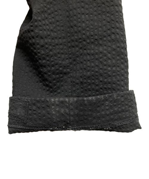 EDIFICE（エディフィス）EDIFICE (エディフィス) シアサッカーセットアップスーツ ブラック サイズ:48の古着・服飾アイテム