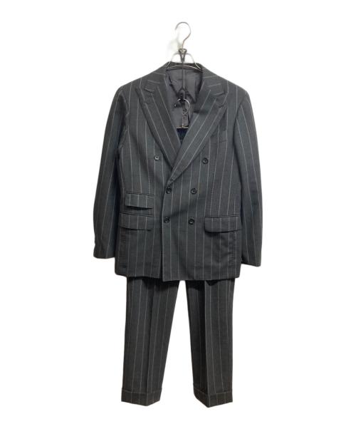 Brilla per il gusto（ブリッラ ペル イルグースト）Brilla per il gusto (ブリッラ ペル イルグースト) V.B.CANONICO CHALK STRIPE DOUBLE BREASTED SUITS グレー サイズ:48の古着・服飾アイテム