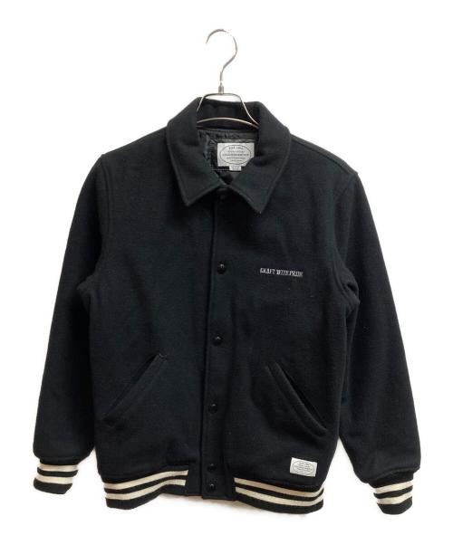 NEIGHBORHOOD（ネイバーフッド）NEIGHBORHOOD (ネイバーフッド) VARCITY WN-JKT ブラック サイズ:Mの古着・服飾アイテム