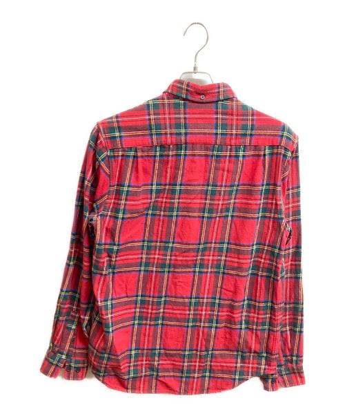 SUPREME（シュプリーム）Supreme (シュプリーム) タータンチェックフランネルシャツ レッド サイズ:Mの古着・服飾アイテム