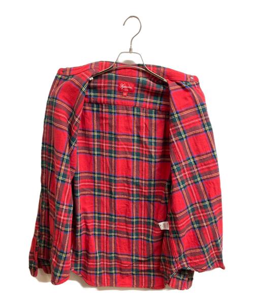 SUPREME（シュプリーム）Supreme (シュプリーム) タータンチェックフランネルシャツ レッド サイズ:Mの古着・服飾アイテム