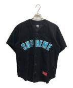 SUPREMEシュプリーム）の古着「18SS Corduroy Baseball Jersey」｜ブラック