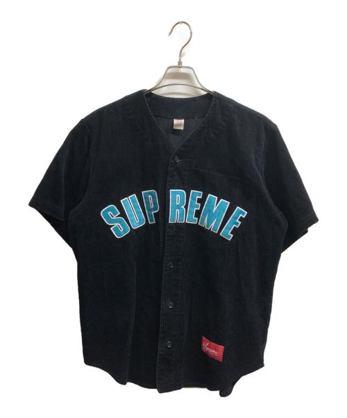 SUPREME（シュプリーム）SUPREME (シュプリーム) 18SS Corduroy Baseball Jersey ブラック サイズ:Mの古着・服飾アイテム