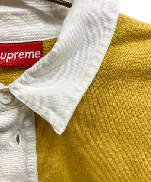 SUPREME（シュプリーム）Supreme (シュプリーム) 17AW Rugby Sweat Shirt イエロー サイズ:Mの古着・服飾アイテム
