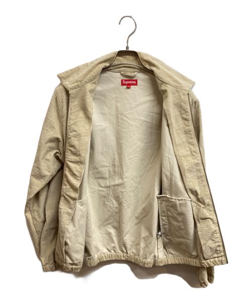 SUPREME（シュプリーム）Supreme (シュプリーム) RUGGED LOGO Debossed Logo Jacket ベージュ サイズ:Mの古着・服飾アイテム
