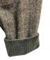 中古・古着 PAPAS (パパス) Harris Tweed (ハリスツイード) カバーオール ハーフコート カーキ サイズ:L：12000円