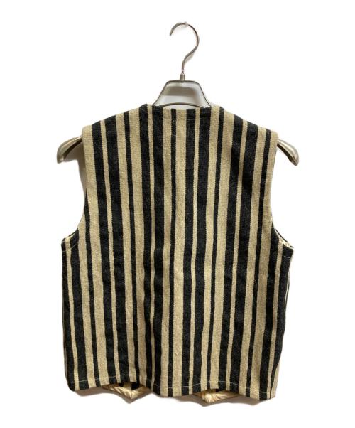 orSlow（オアスロウ）orSlow (オアスロウ) ストライプウールベスト ベージュ サイズ:3の古着・服飾アイテム