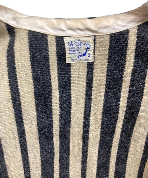 orSlow（オアスロウ）orSlow (オアスロウ) ストライプウールベスト ベージュ サイズ:3の古着・服飾アイテム