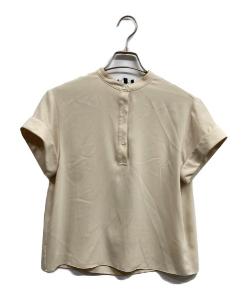 theory（セオリー）theory (セオリー) スタンドカラーシャツ(サンド) ベージュ サイズ:Sの古着・服飾アイテム