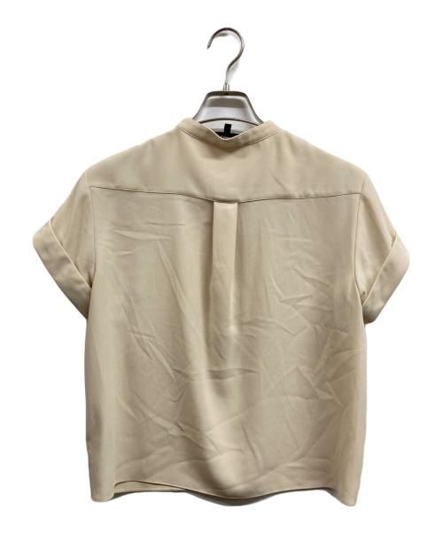 theory（セオリー）theory (セオリー) スタンドカラーシャツ(サンド) ベージュ サイズ:Sの古着・服飾アイテム