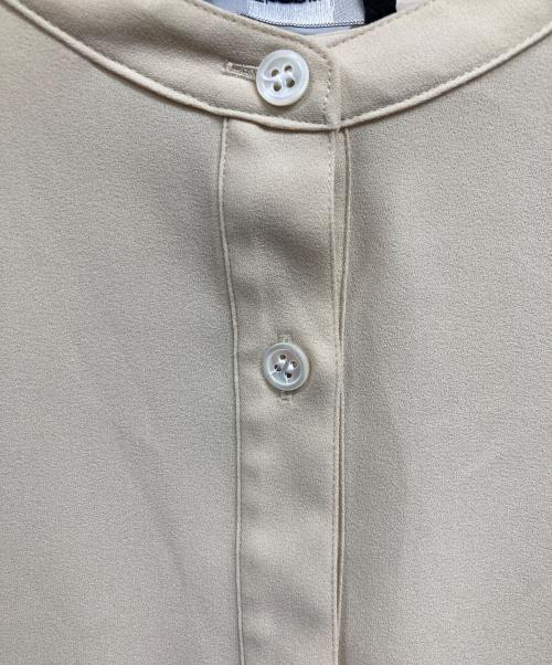 theory（セオリー）theory (セオリー) スタンドカラーシャツ(サンド) ベージュ サイズ:Sの古着・服飾アイテム