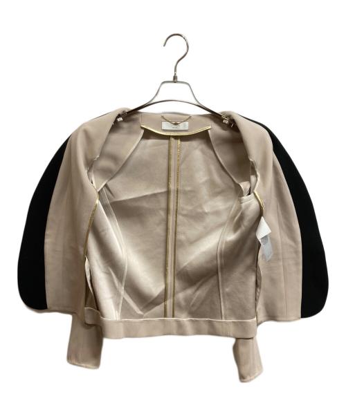 BEIGE（ベイジ）BEIGE (ベイジ) CINDY / ダブルカラージャケット ベージュ サイズ:4の古着・服飾アイテム