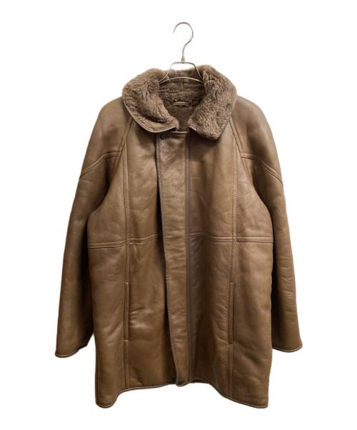 ANGLIAN SHEEPSKINS（アングリアン シープスキン）ANGLIAN SHEEPSKINS (アングリアン シープスキン) ムートンコート ブラウン サイズ:XLの古着・服飾アイテム