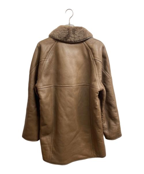 ANGLIAN SHEEPSKINS（アングリアン シープスキン）ANGLIAN SHEEPSKINS (アングリアン シープスキン) ムートンコート ブラウン サイズ:XLの古着・服飾アイテム