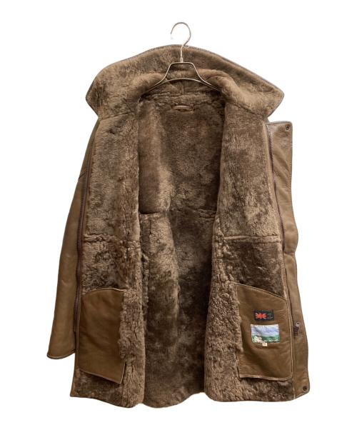 ANGLIAN SHEEPSKINS（アングリアン シープスキン）ANGLIAN SHEEPSKINS (アングリアン シープスキン) ムートンコート ブラウン サイズ:XLの古着・服飾アイテム