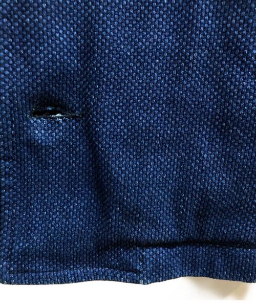 MOMOTARO JEANS（桃太郎ジーンズ）MOMOTARO JEANS (桃太郎ジーンズ) 刺し子ジャケット ネイビー サイズ:38の古着・服飾アイテム