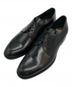 CALZOLERIA TOSCANA×Hiltonカルツォレリアトスカーナ×ヒルトン）の古着「ストレートチップシューズ」｜ブラック