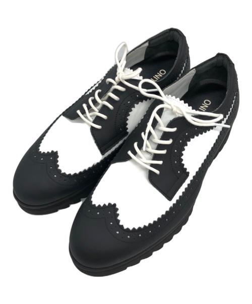 Onitsuka Tiger（オニツカタイガー）Onitsuka Tiger (オニツカタイガー) BROGUE ウィングチップシューズ ホワイト×ブラック サイズ:24cmの古着・服飾アイテム