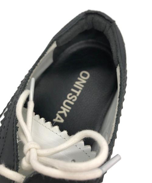 Onitsuka Tiger（オニツカタイガー）Onitsuka Tiger (オニツカタイガー) BROGUE ウィングチップシューズ ホワイト×ブラック サイズ:24cmの古着・服飾アイテム