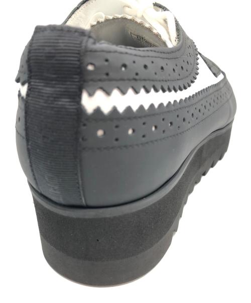 Onitsuka Tiger（オニツカタイガー）Onitsuka Tiger (オニツカタイガー) BROGUE ウィングチップシューズ ホワイト×ブラック サイズ:24cmの古着・服飾アイテム