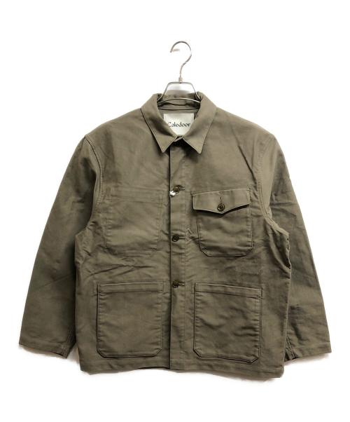 Caledoor（カレドアー）Caledoor (カレドアー) British Army UK Moleskin Coverall Jacket Brown beige サイズ:M 未使用品の古着・服飾アイテム