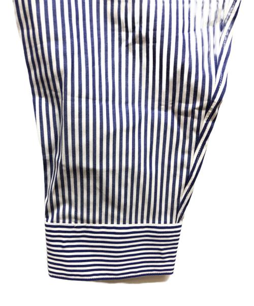 CDG（シーディージー）CDG (シーディージー) 長袖ストライプシャツ ホワイト×ブルー サイズ:XL 未使用品の古着・服飾アイテム