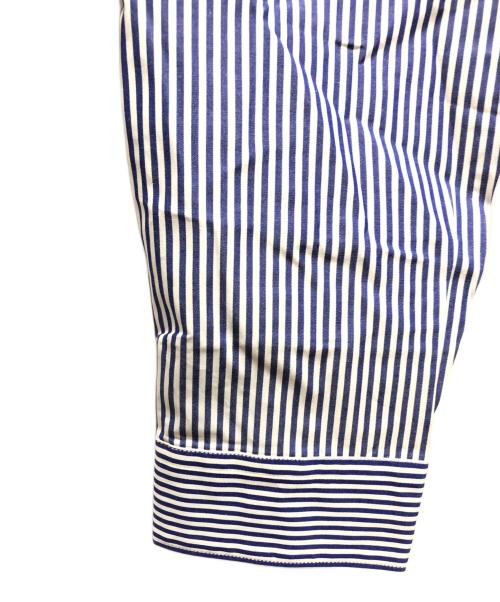 CDG（シーディージー）CDG (シーディージー) 長袖ストライプシャツ ホワイト×ブルー サイズ:XL 未使用品の古着・服飾アイテム