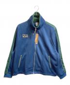 asicsアシックス）の古着「KNIT JACKET」｜ネイビー