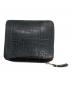 COMME des GARCONS (コムデギャルソン) ラウンド型ジップウォレット ブラック：22000円